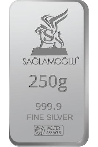Sanal Kuyumculuk 250 Gram Külçe Gümüş