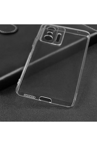 Xiaomi Mi 11t 5g Kılıf Zore Süper Silikon Kapak Renksiz
