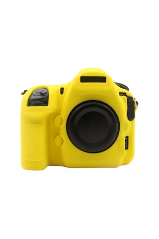 Nikon D850 İçin Puluz Yumuşak Silikon Koruyucu Kılıf Sarı