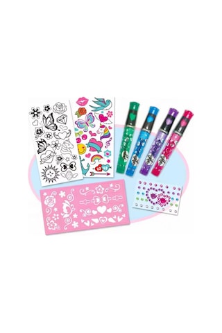 Tokidas Body Art Tattoo Set - Vücut Dövme Sanatı Seti T11b