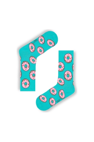 Carnaval Socks Donut Desenli Tenis Çorap Renkli Carnaval Socks Donut Desenli Tenis Çorap Renkli