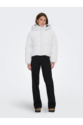 Only Onldixie Life Puffer Kadın Şişme Mont 15349122 Beyaz