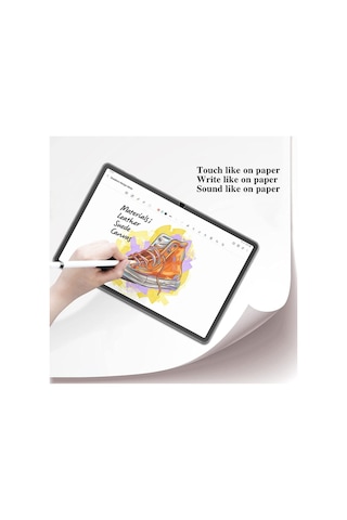 Galaxy Tab A7 T500 10.4 Inç Uyumlu Mat Ekran Koruyucu Kağıt Hissi Özel Çizim Ekranı Paper Like Cam