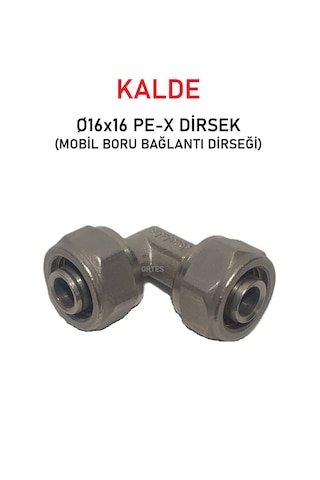Ø16x16" Sabit Uçlu Pex Dirsek Mobil Boru Bağlantı Dirseği