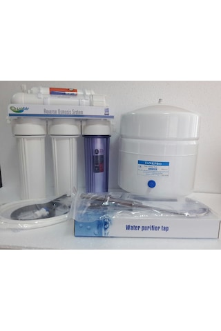 Aqualine Açık Kasa 5 Aşamalı Pompasız Su Arıtma Cihazı Lg Membranlı
