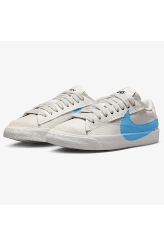 Nike Blazer Low '77 Jumbo Womens Leather Sneaker Hakiki Deri Günlük Spor Ayakkabı Bej
