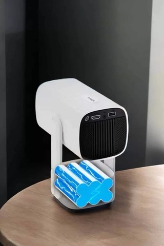 Akıllı Projeksiyon Powerbankli Taşınabilir Sinema Projektörü 4k Hd Kaliteli 41091133