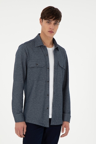 U.s. Polo Assn. Erkek Lacivert Gömlek Örme 50299645-vr033 Lacivert