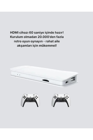 3d Ve 4k Görüntü Kaliteli Çok Oyunculu Retro Oyun Konsolu 93394857