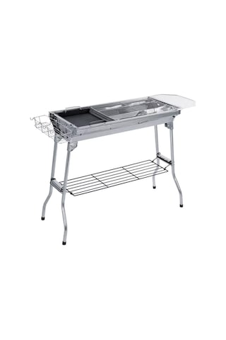 Madfox Grillmate Portatif Katlanır Bbq Mangal Silver Gümüş