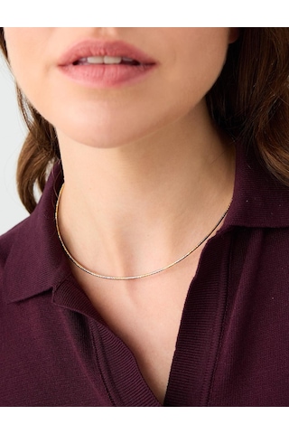 Jimmy Key Karışık Balıksırtı Zincir Formlu Choker Kolye 6ww429333999