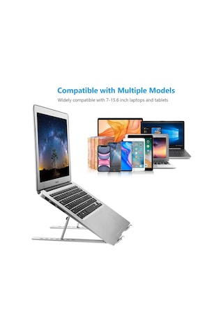 Cbtx Dizüstü Bilgisayar Tutucu Yükseltici Bilgisayar Standı Ayarlanabilir Alüminyum Katlanabilir Taşınabilir Dizüstü Bilgisayar Standı