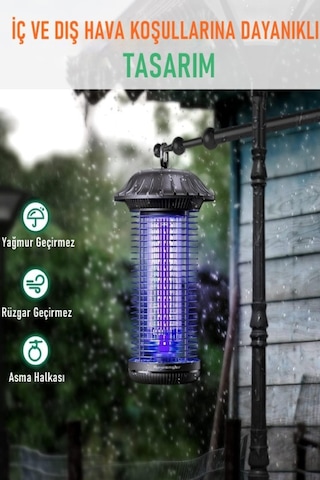 Rowenger MO8C-UV İç Ve Dış Mekan Elektrikli Sivri Sinek Öldürücü