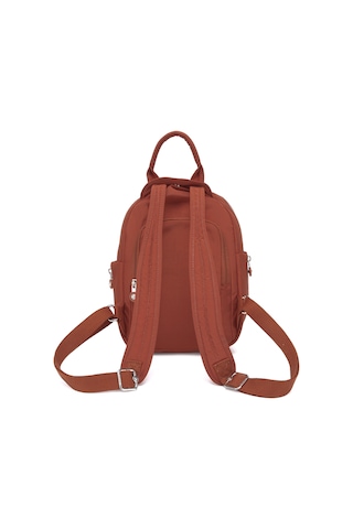 Smart Bags Günlük Küçük Boy Su Geçirmez Krınkıl Kumaş Kadın Sırt Çantası Kiremit