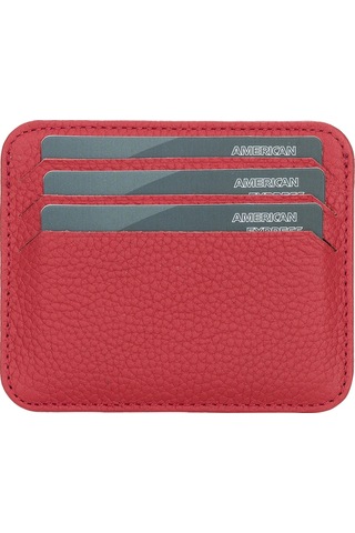 Toyigoo Toyigoo Pedro Slim Deri Kartlık Erc2 Kırmızı