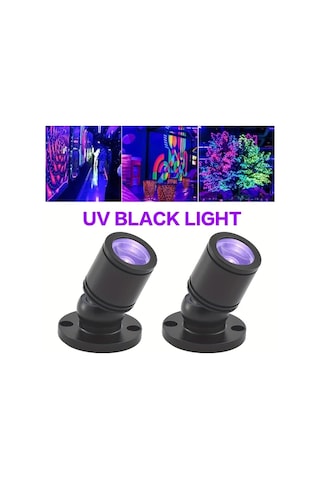 Honeybeeshop 2 4 Adet Uv Siyah Işık Gece Usb Uv Işık Mini Spot Siyah 2 Adet Gösteri Dolabı Takı Rafı Poster Arka Plan Duvar Kullanımı 1w Ultraviyole Led Siyah Işıklar Partiler Evcil Hayvanlar Siyah