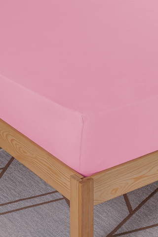 Penye-likralı Lastikli Çarşaf, 180 200 Battal Boy %100 Pamuk-elastan Örme Kumaş, 200 Gr/m² Pembe