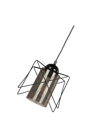 Trend Kitchen 2 Adet Zigzag Tekli Siyah-füme Avize Siyah