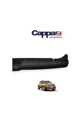 Cappafe Dacia Sandero Arka Tampon Eşiği Koruma Parlak Abs 2021 N11.7364