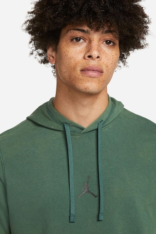 Nike Jordan Dri Fit Men's Fleece Pullover Hoodie Erkek Kapüşonlu Sweatshirt Yeşil Yeşil