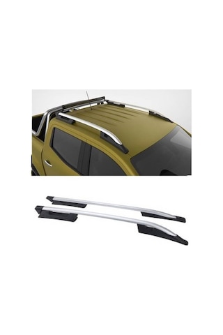 Toyota Hilux Revo 2015+ Uyumlu Tavan Çıtası Gri Falcon