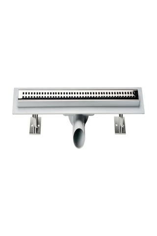 Banyo Koku Önleyici, Paslanmaz Çelik Izgara, Duş Kanalı 50 Cm Parlak Renk Carmine