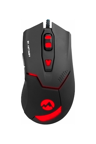 Everest Mercury X8 6D Oyuncu Işıklı Mouse