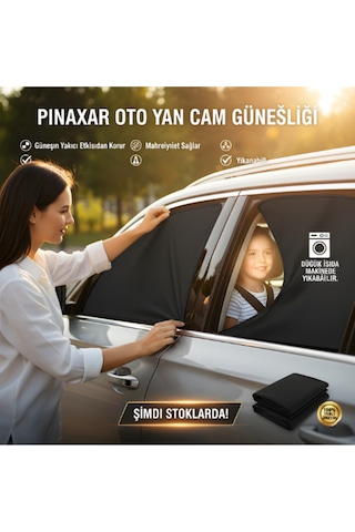 Toyota Corolla 2019 Ve Sonrası Uyumlu 2'li Oto Cam Güneşliği, Perde/arka Güneşlik