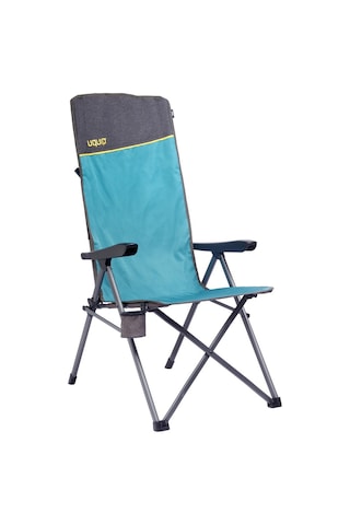 Uquip Justy Xl 3 Pozisyonlu Konforlu Katlanır Kamp Sandalyesi Mavi