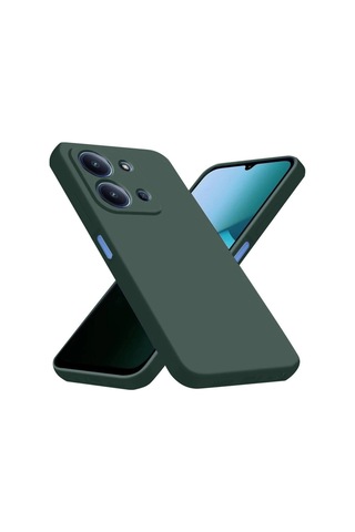 Xiaomi Redmi 15c 4g Nano İçi Kadife Silikon - Koyu Yeşil Hmngo48-ıeg4874d Çok Renkli Çok Renkli