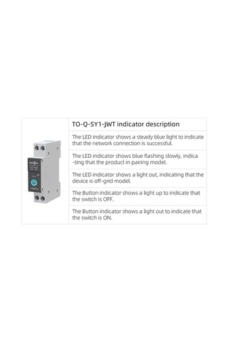 Springsun Tuya Wifi Akıllı Devre Kesici: Uzaktan Kontrol + Zamanlayıcı + Enerji Ölçüm İle Tüm Ev Cihazlarıyla Uyumlu Diğer