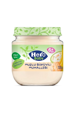 Hero Baby 120gr Muzlu Bıskuvılı Muhallebı