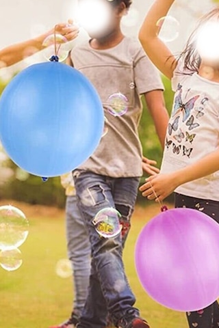 Thentech 100 Adet Lastikli Rengarenk Punch Balon Basket Balon Özel Gün Doğum Günü İçin Paket Balon Kırmızı