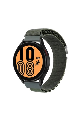 Vaveni Watch 20mm Uyumlu Kr410 Kumaş Kordon - Yeşil Arz