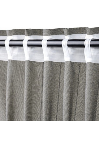 Ikea Lenda Fon Perde 140x300 Cm Gri