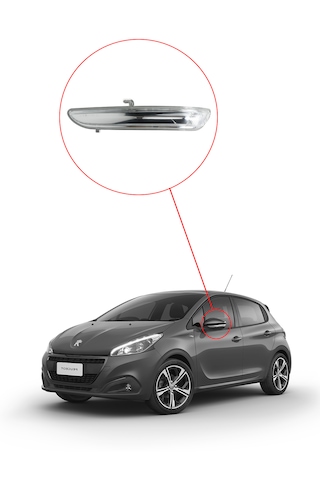 Peugeot 208 - Opel Corsa F Ayna Sinyali - Sol - 1607512580