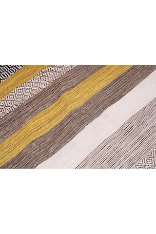 My Home Halı Trb-04 Sarı İskandinav El Dokuma Kilim Sarı