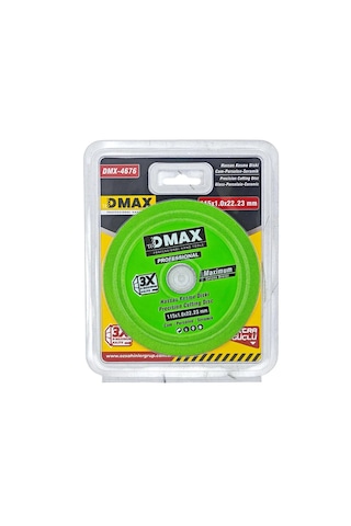 Dmax Cam Porselen Seramik Kesici Hassas Kesim 115 Mm X 1.0 X 22. 23 Mm