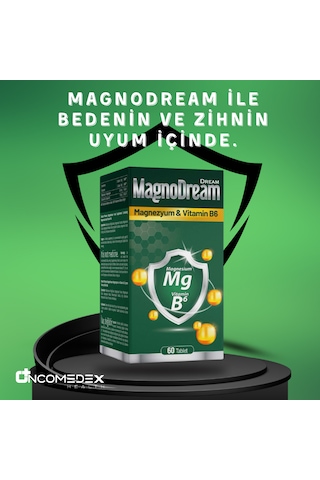 Dream Pharma Magnodream Magnezyum & Vitamin B6 60 Tablet