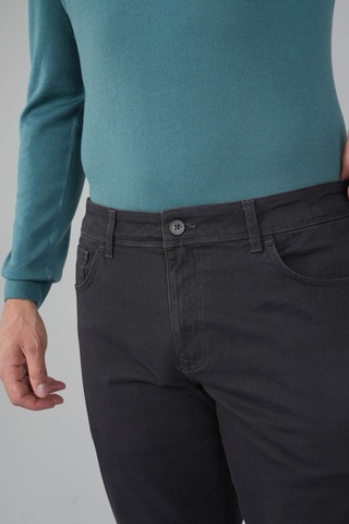 Bisse Antrasit Gabardin Pamuklu 5 Cepli Spor Pantolon Pns24k24004 D58 Antrasit