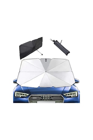 Araç Oto Güneşlik Katlanabilir Şemsiye Ön Cam Güneşlik 145cm-80cm