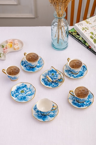 Emsan Dora 6 Kişilik Kahve Fincan Takımı 80 Ml