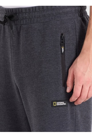 National Geographic N6wm-ea4105 Antrasit Erkek Relaxed Örme Sweatpant