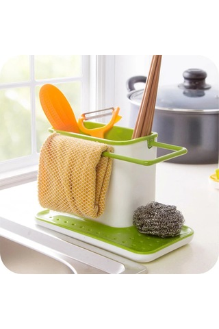 Lavabo, Gereç Tutucu, Süzgeç, Saklama Rafı, Süngerlik, Süzgeçli Lavabo Kutusu, Mutfak Aksesuarları Diğer