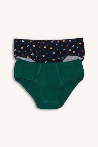 Defacto Desenli Penye 2li Slip Külot Erkek Çocuk H5944a826smnv30 Lacivert-nv30