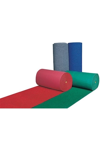 Colourmat Turkuaz Kaydırmaz Kaymaz Yolluk Karmaşık Halı Kıvırcık N11.99