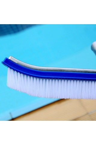 Fortunelane 18 İnç Alüminyum Gövde Fırçası, Dayanıklı Saplı, Havuz Duvarı Ve Zeminde Korozif Özellikli Temizlik Aracı