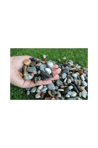 Garden Moda Dere Çakıl Taşı 4 Kg 15-30 Mm Mıcır Dere Taşı Dolomit Taş Teraryum Akvaryum Taşı Peyzaj Süs Taşı