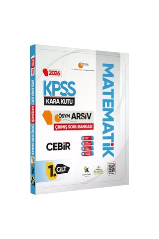 2025 Kpss Matematiğin Kara Kutusu 1. Ve 2.cilt Ösym Çıkmış Soru Bankası 2li Set Video/pdf Çözümlü