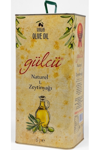 Gülcü Naturel Birinci Zeytinyağı Teneke 5 L